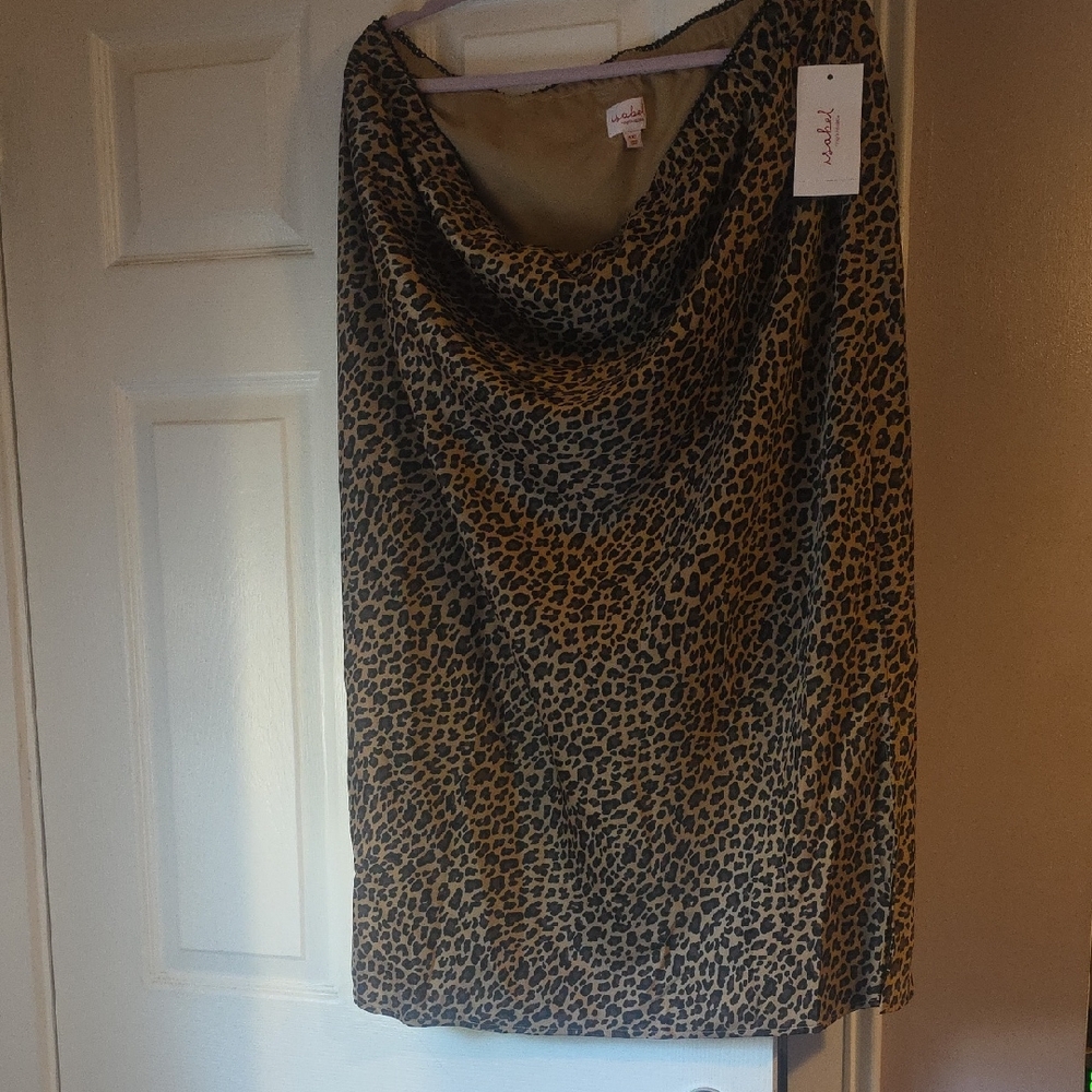 Leopard Print Skirt